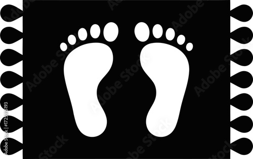 Doormat Footprints Icon