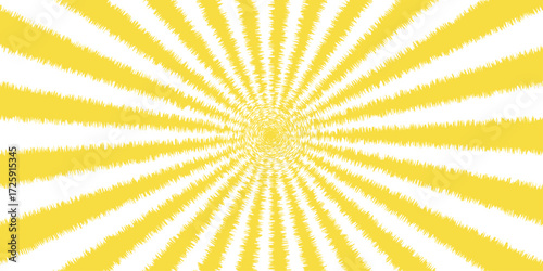 Abstract template with yellow sunrays on light background. Abstract background with light of sunburst. sunrise background, retro round lines. summer ray sunburst hot sunrise wallpaper background.