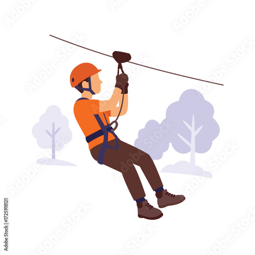 Zip Lining Adventure For Thrill