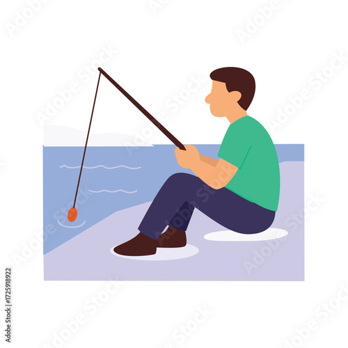 Fishing For Relaxation And Patience