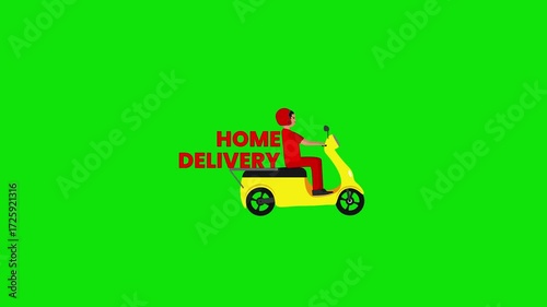 Free food home delivery animation, Delivery, Product Delivery