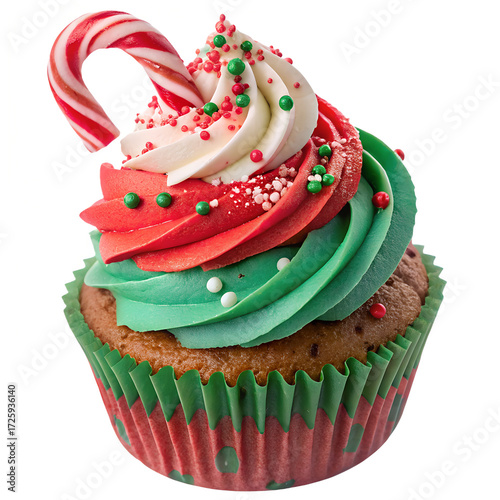 Christmas Cupcake Mockup