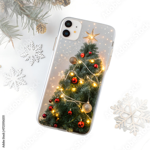 Christmas Phone Case Mockup