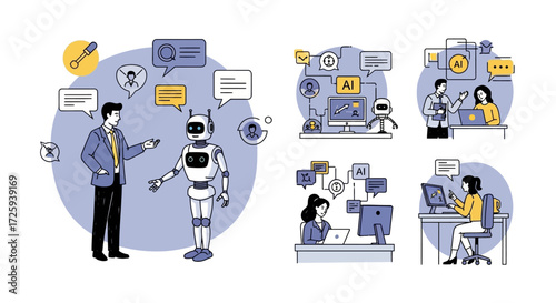 Artificial Intelligence Integration and Human Collaboration in Business Environments