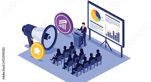 Business Presentation Skills Training Workshop Improving Public Speaking and Corporate Communication Strategies for Effective Audience Engagement and Data Analysis