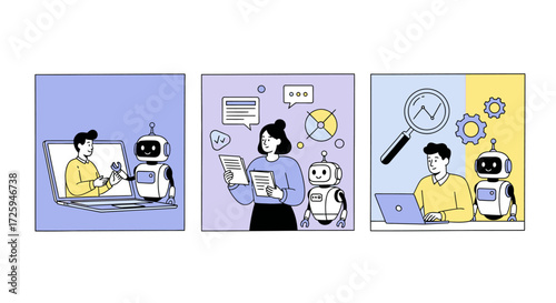Exploring Artificial Intelligence and Machine Learning Concepts Illustrated with Human Robot Collaboration and Data Analysis