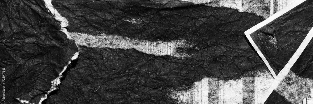 custom made wallpaper toronto digitalWhite and black grunge paper ripped torn abstract background - Textured surface backdrop
