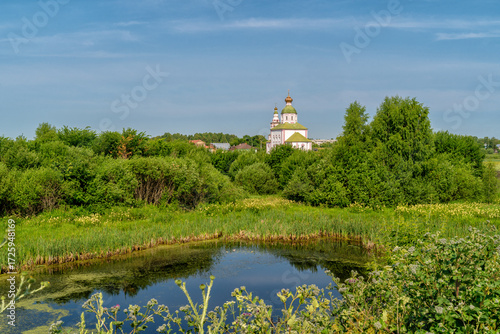 View to Suzdal town,Russia in summer