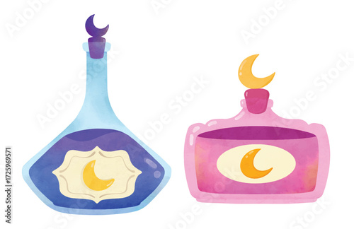Halloween Moon Potion Elixir for Spooky October Festival Holiday Ornament