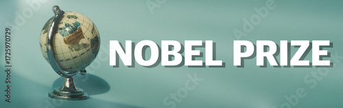 Εκτύπωση καμβά Nobel Prize Day. Digital, the inscription “Nobel Prize Day