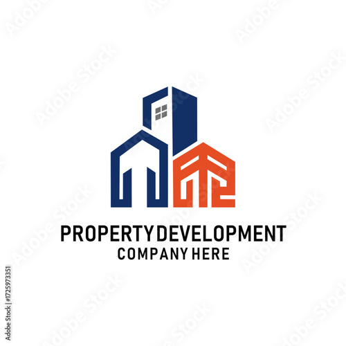 Modern and strong logo for a property development company