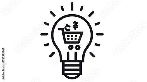 Creative Business Idea for Global Shopping and Commerce.