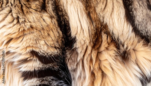 Close-up view of a faux fur texture