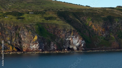 cliffs of Ireland  camera moves left to right
