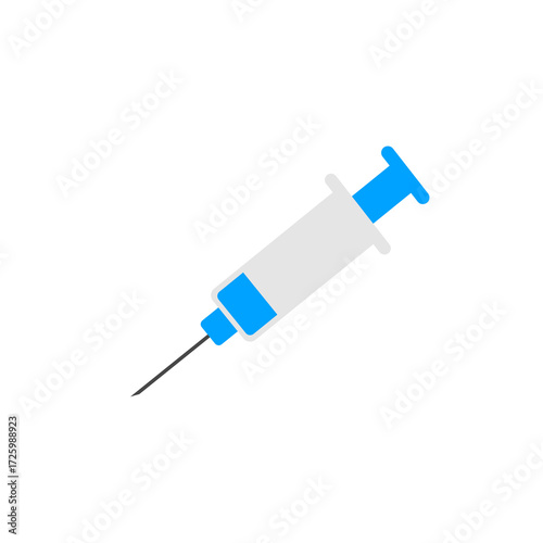syringe isolated on white