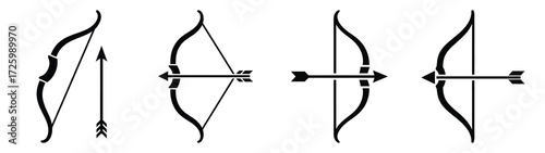 bow Icon Set, Vector illustration