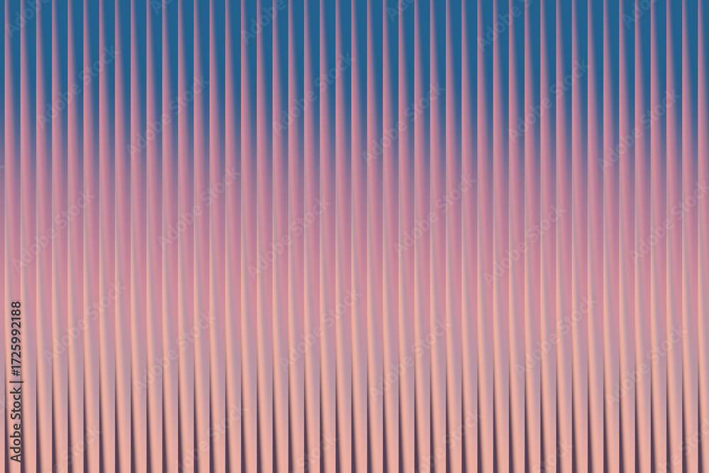 Obraz premium Vertical lines with a gradient from blue to pink creating a textured abstract pattern
