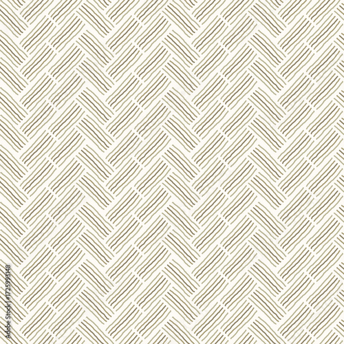 Monochromatic Sage and White Herringbone Chevron Hand Drawn Line Art creating a seamless pattern print