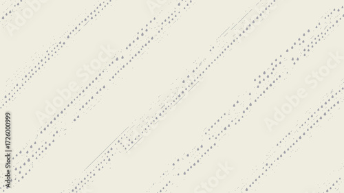 Diagonal rows of small gray dots on a light beige background creating a subtle patterned abstract design