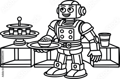 robot vector illustration