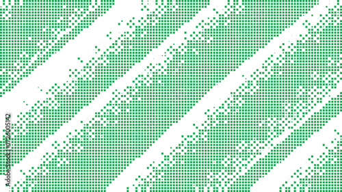 Green diagonal halftone seamless geometric abstract pattern background for fabric, wallpaper, wrapping, branding, poster, website, digital art, textile, print design