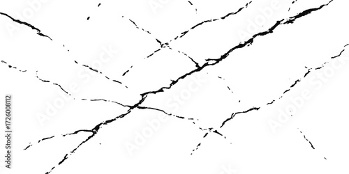 Grunge texture vector illustration of a hole in the broken glass wall with crack and splash pattern design