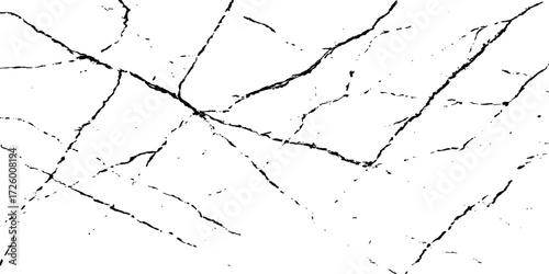 Grungy old concrete wall surface with a cracked hole in the wall and a broken glass pattern
