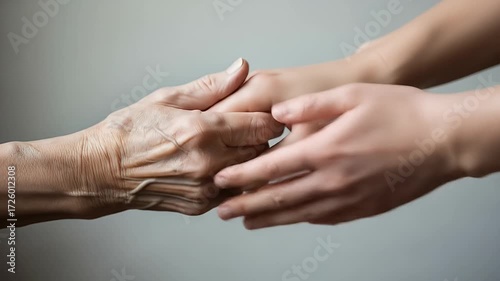 Wallpaper Mural Caring hands symbolizing support for elderly Torontodigital.ca