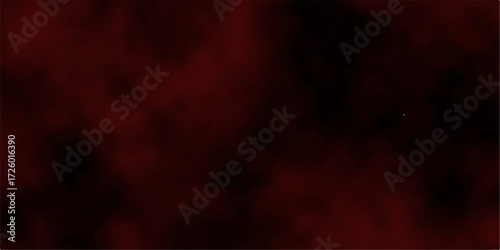 Dramatic abstract red smoke and fire texture on a dark black backdrop resembling a fiery storm in the night sky