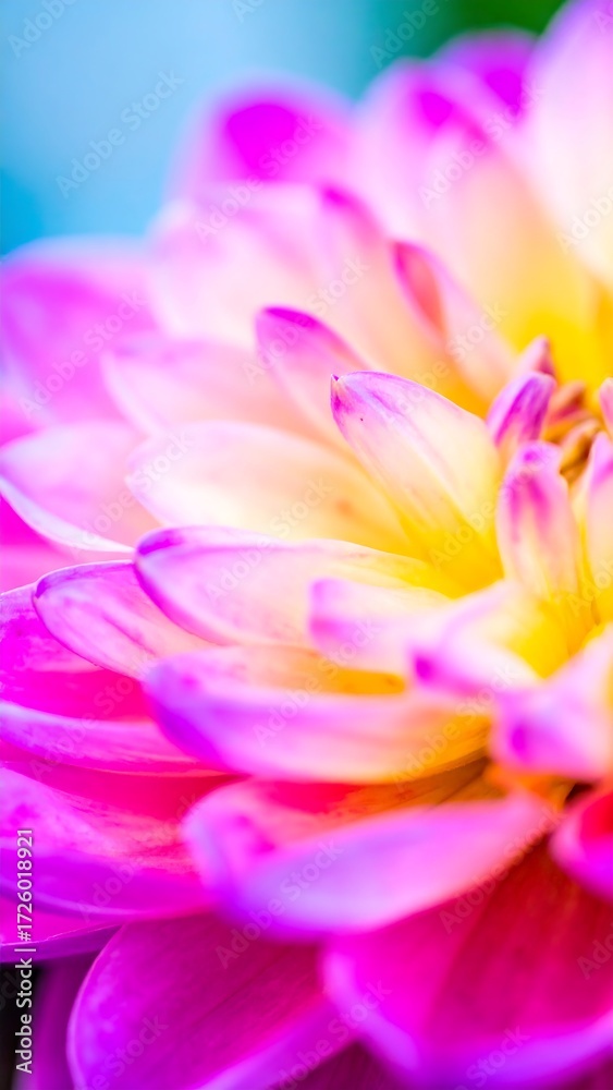 Fototapeta premium Vibrant Dahlia Close-up