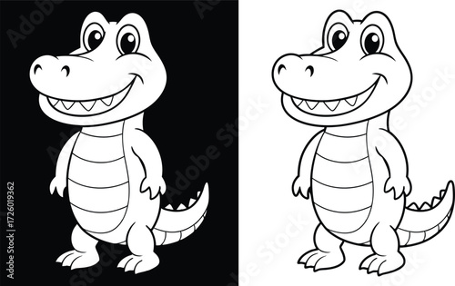 Alligator Coloring Page