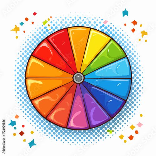 abstract background with colorful circles
