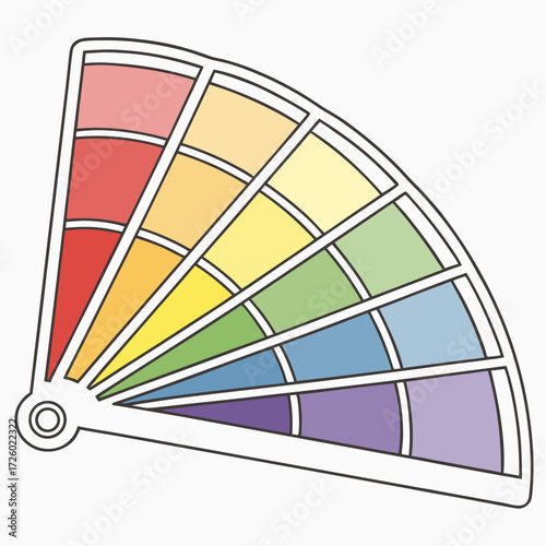 Explore color palette fan guide for paint selection and interior design color scheme ideas and color inspiration