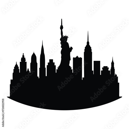 london skyline silhouette