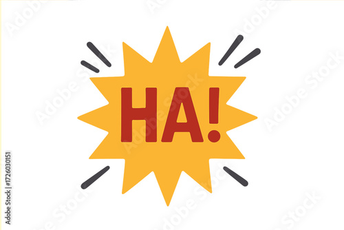 Comic, humor flat icon set. funny, cartoon, expression icons flat collection.