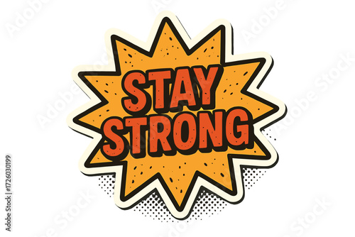 Comic style motivational icon set. positive message, inspiration icons outline collection.