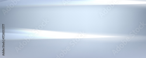 Smooth mirror like blue surface with silver foil background and soft chrome gradient, featuring a reflective aluminum texture in cool platinum and titanium tones.