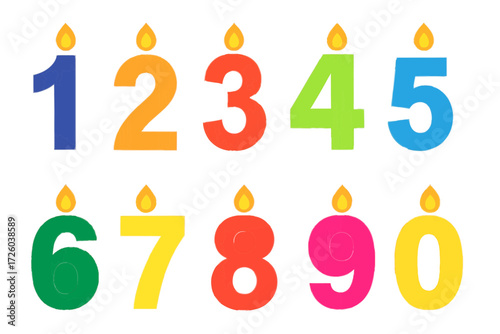 Numeral diya modules — abstract numeral-shaped grids of tiny lamps for building dates and countdown visuals (Diwali/Deepavali), CMYK vector EPS/SVG, no text