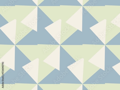 Pastel geometric triangle pattern background with modern design style.