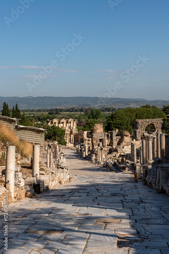 Turkey - Ephesus - Curetes Street and Celsus Library