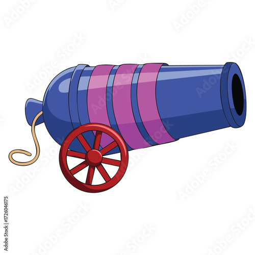 Circus canon icon isolated design vector illustration symbol of carnival amusement fair performance and entertainment themed graphic artwork for visuals