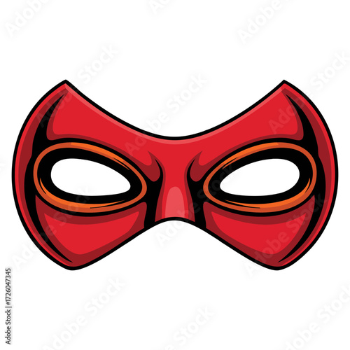 Mask for carnival celebration vector illustration icon isolated design symbol of festive masquerade party costume cultural element concept for visuals