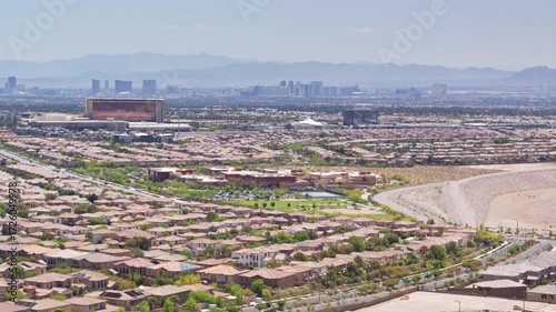 Wallpaper Mural An aerial view of a residential area in las vegas, nevada Torontodigital.ca