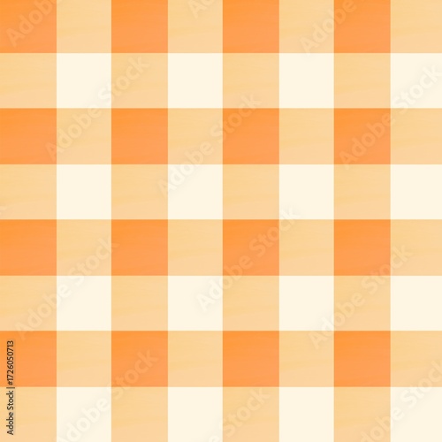 orange and white checkered pattern