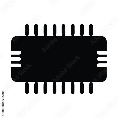 Integrated circuit chip ic component electronic circuit board microchip technology hardware device part