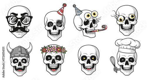 Chef Skulls – Culinary Expressions in Skull Art