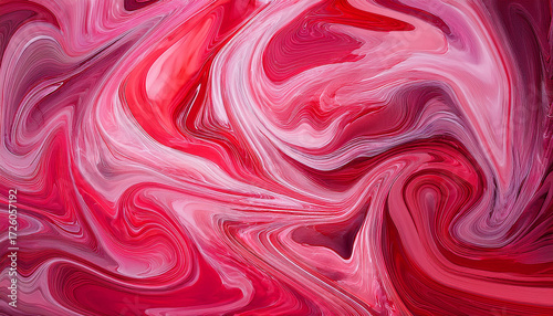 Vibrant Pink And Red Marble Abstract Background With Fluid Swirls And Wave Patterns Perfect For Modern Design Fashion Digital Art Wallpaper Textile Prints Packaging And Creative Projects