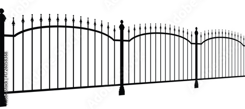 chain link fence with wire on high fidelity minimalistic view industrial concept isolated on transparent background png