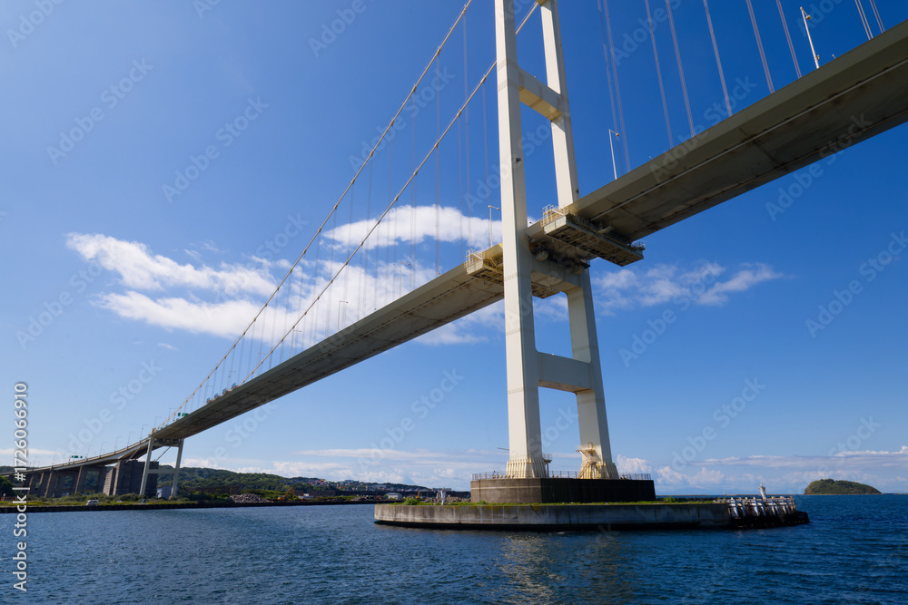 Naklejka premium 白鳥大橋