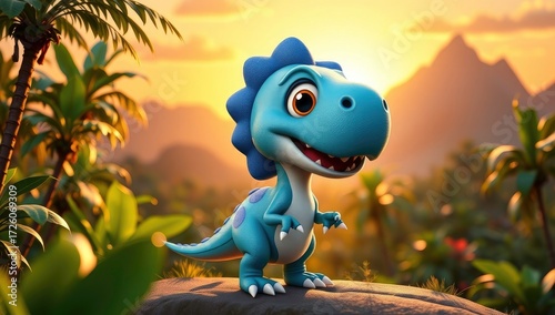 cartoon animal dinosaur